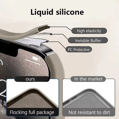 YCAPEN Magnetic Liquid Silicone Case for iPhone 17/16/15, MagSafe Compatible Shockproof Slim Cover