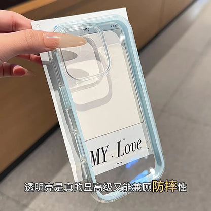 For OPPO Find X9 Pro Case New Transparent Frame 2-in-1 Large Hole Soft Shell Anti-drop Cover For Find X9 Shockproof Funda