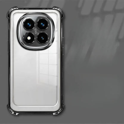 Clear Transparent Shockproof Plating Silicone Case For Xiaomi Redmi Note 15 Pro Plus 4G 5G Soft Back Cover